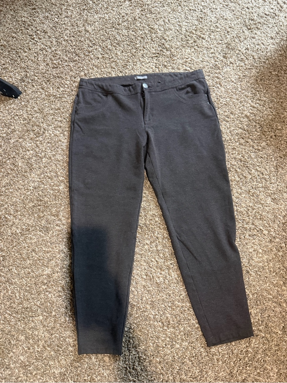 Maurices Black Stretch Ponte Skinny Pants
